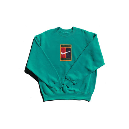 1/1 Nike Tennis Chain Stitch Crew Sweatshirt Size XL
