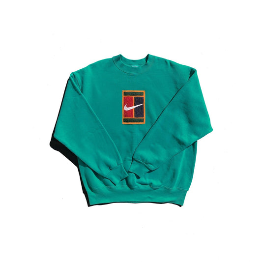 1/1 Nike Tennis Chain Stitch Crew Sweatshirt Size XL