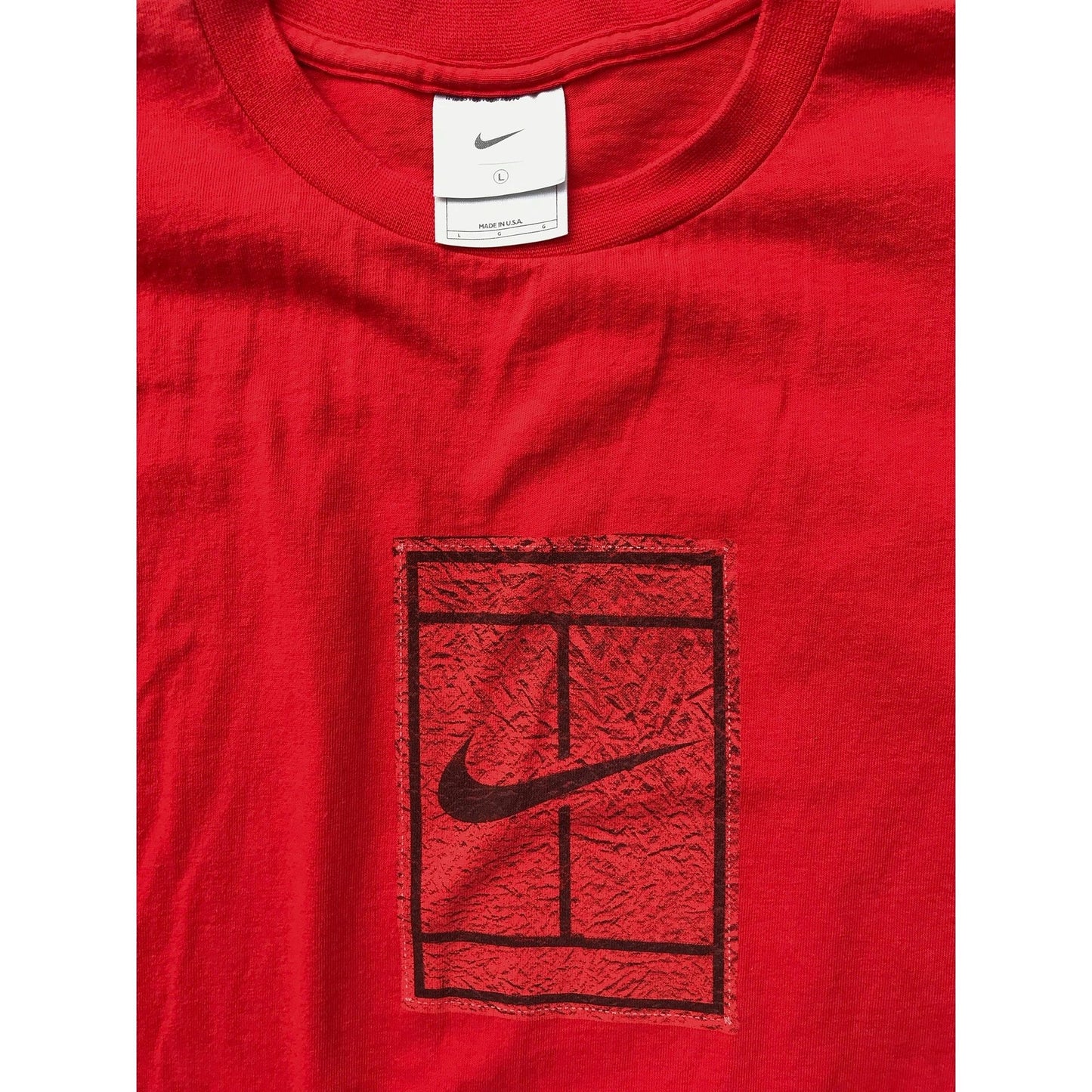 Nike Tennis Challenge Court T-Shirt made in USA Size Large