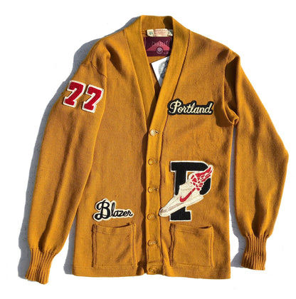 1/1 Portland Trailblazer 1977 "P-Wing" Nike Blazer Cardigan Size 46