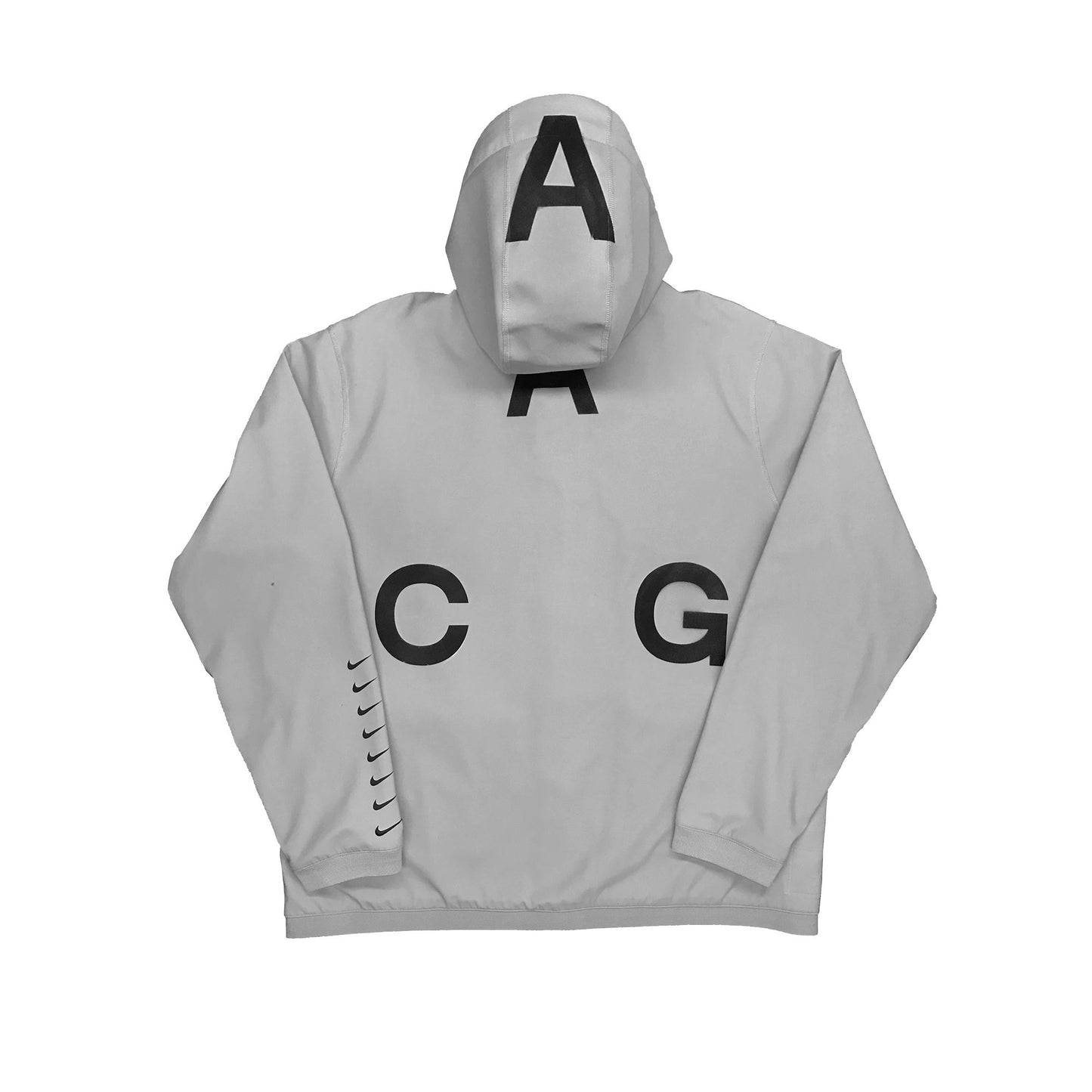 1/1 Nike ACG Fleece-Backed All Over Logo Jacket Size XXL