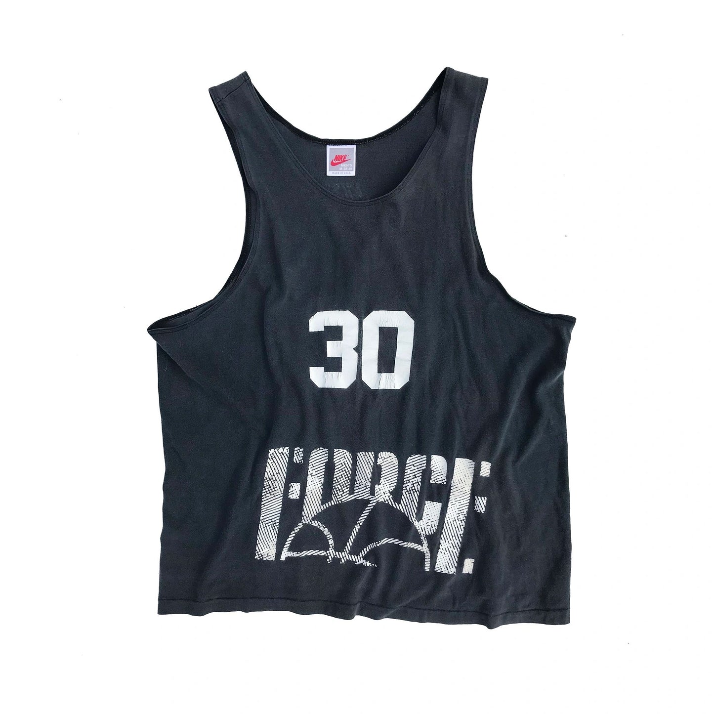 Nike Gray Tag Air Force Washed Out Team Issued Tank Top
