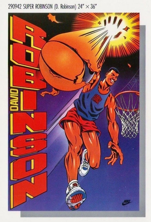 Nike Original 90's Poster: David Robinson "Super Robinson" NEW