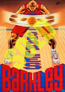 Nike Original 90's Poster: Charles Barkley "Super Chuck" NEW