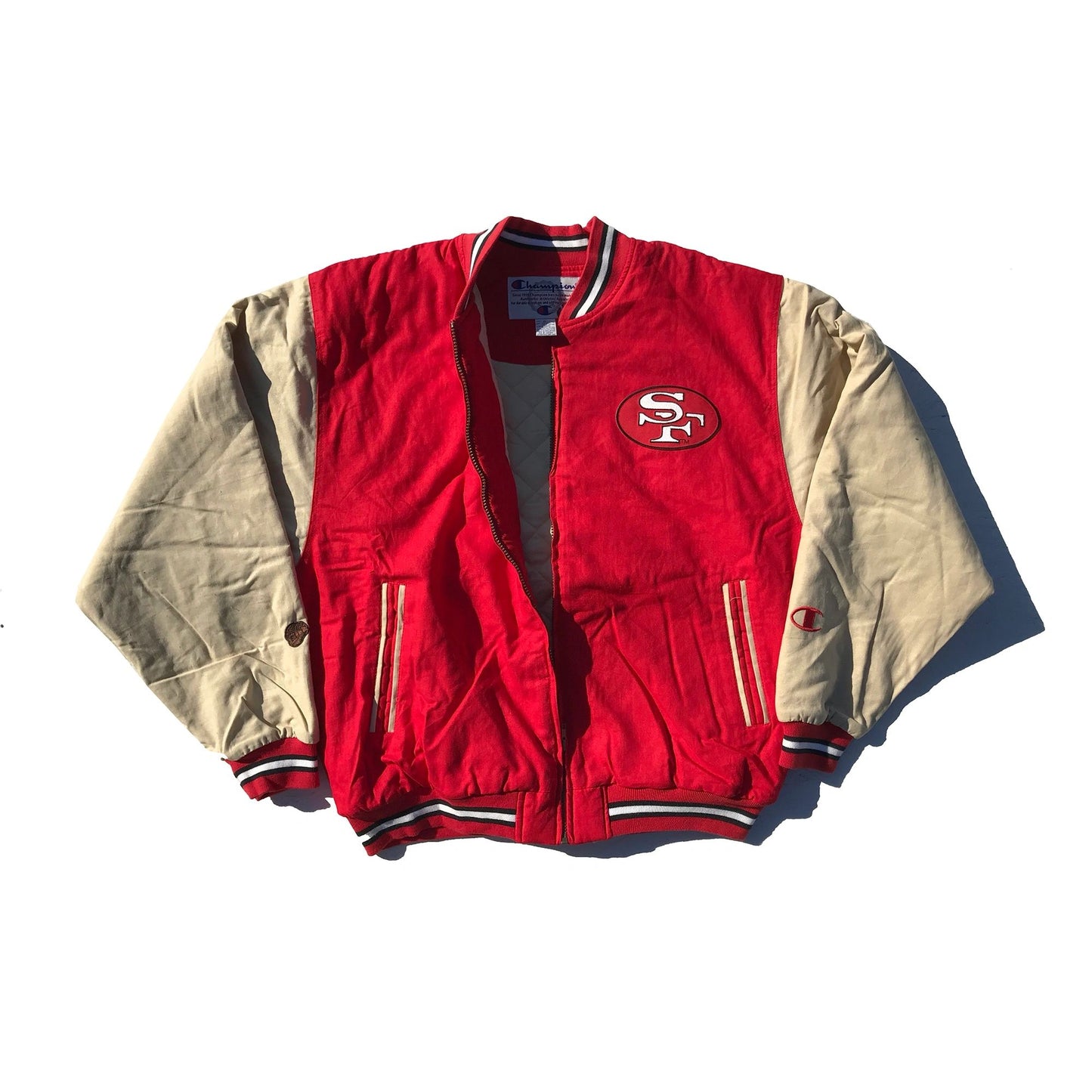 San Francisco 49ers Champion Quilted Poly-fill Jacket