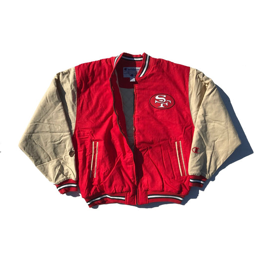 San Francisco 49ers Champion Quilted Poly-fill Jacket