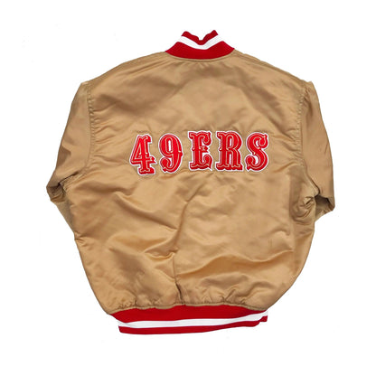 San Francisco 49ers Gold Starter Jacket Size Large