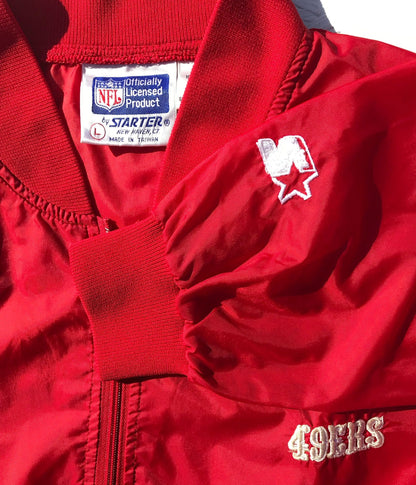 San Francisco 49ers Pullover Starter Jacket Size Large