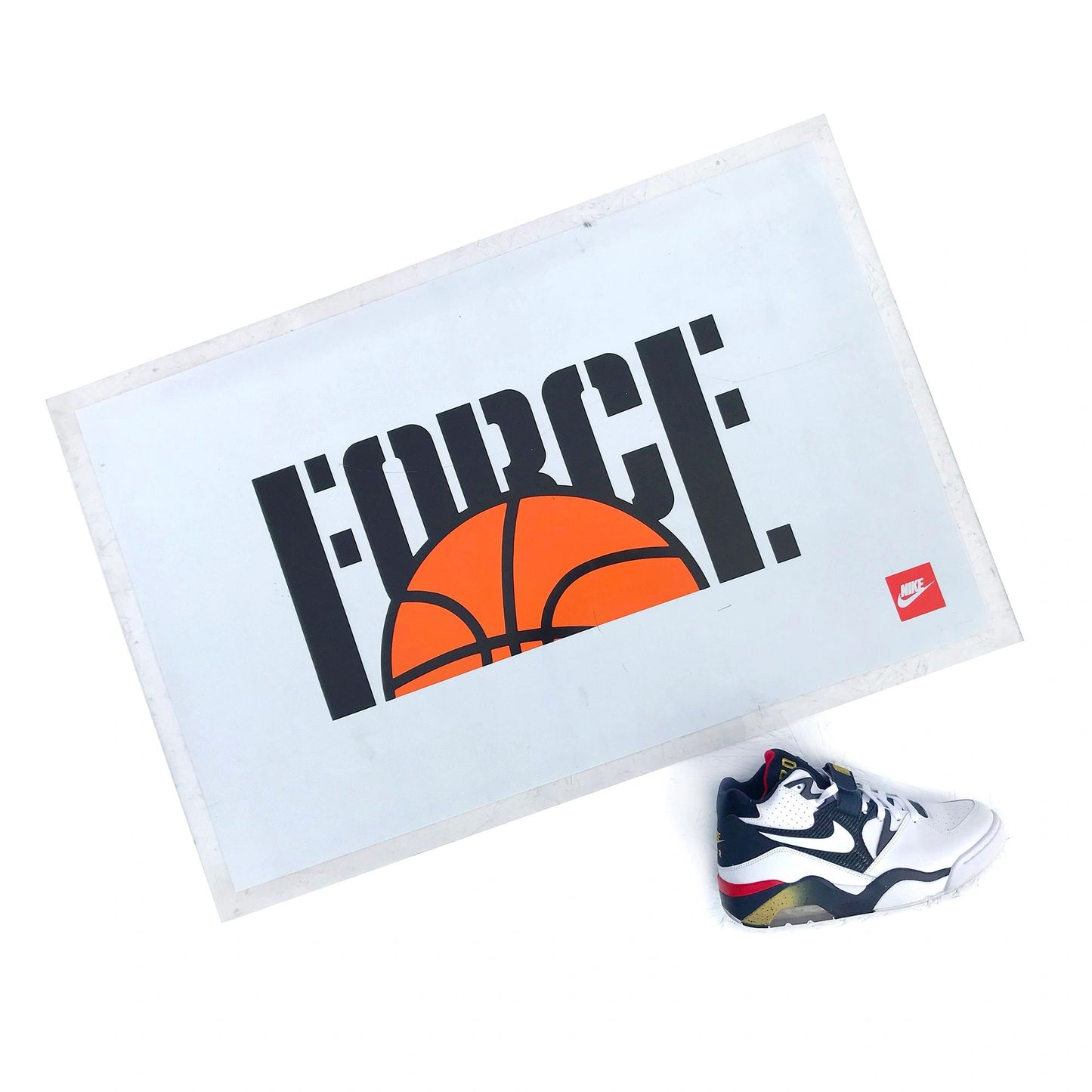Nike Air Force 1990's Double Sided Store Display Sign