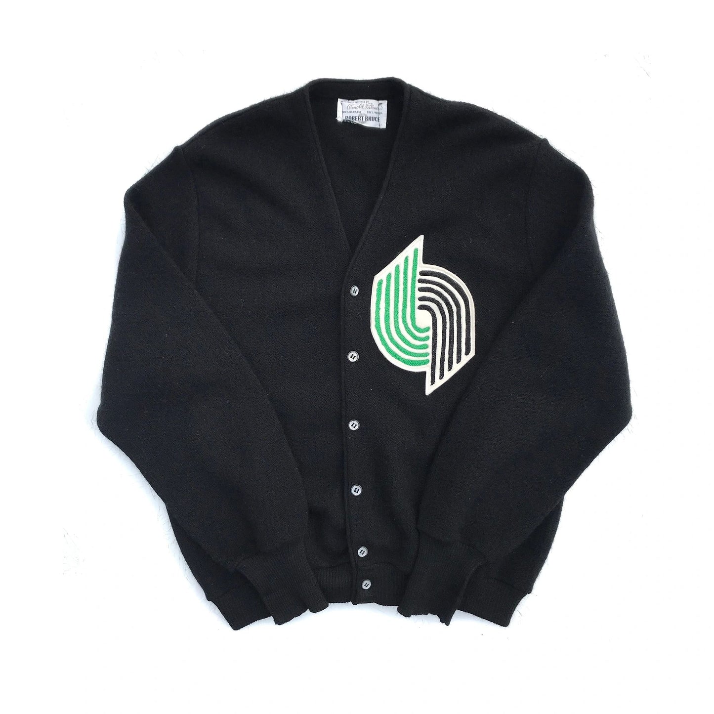 1/1 Portland Trailblazers Mr. Rogers Alpaca Cardigan Sweater Arnold Palmer