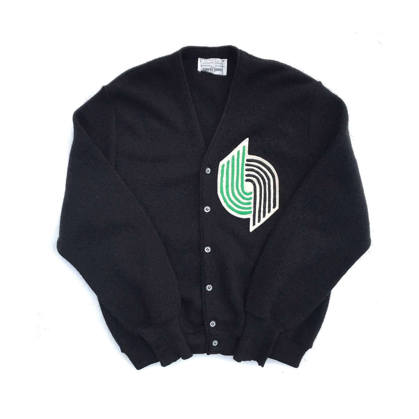 1/1 Portland Trailblazers Mr. Rogers Alpaca Cardigan Sweater Arnold Palmer