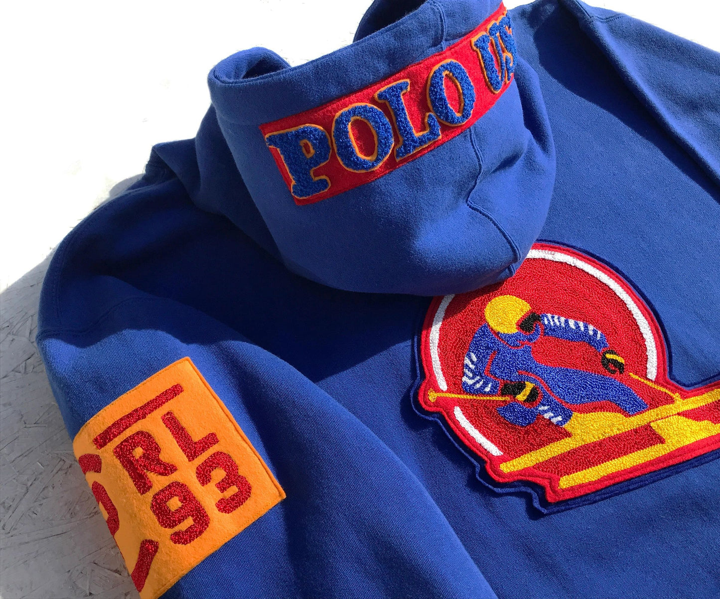 1/1 Ralph Lauren Circle Ski P-Wing CPRL 93 Polo USA Hoody