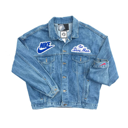 1/1 Nike "Shoe Man" 1995 Promo Tagged Home Improvement Denim Jacket