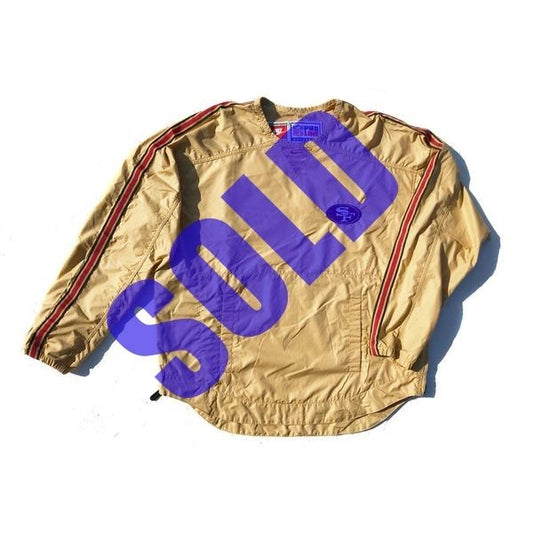 San Francisco 49ers Nike Pullover Jacket Size Medium