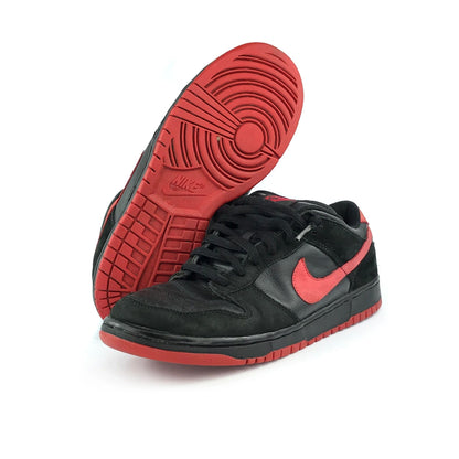 Nike Dunk Low SB 2003 Black/True Red Vamps Size 10.5