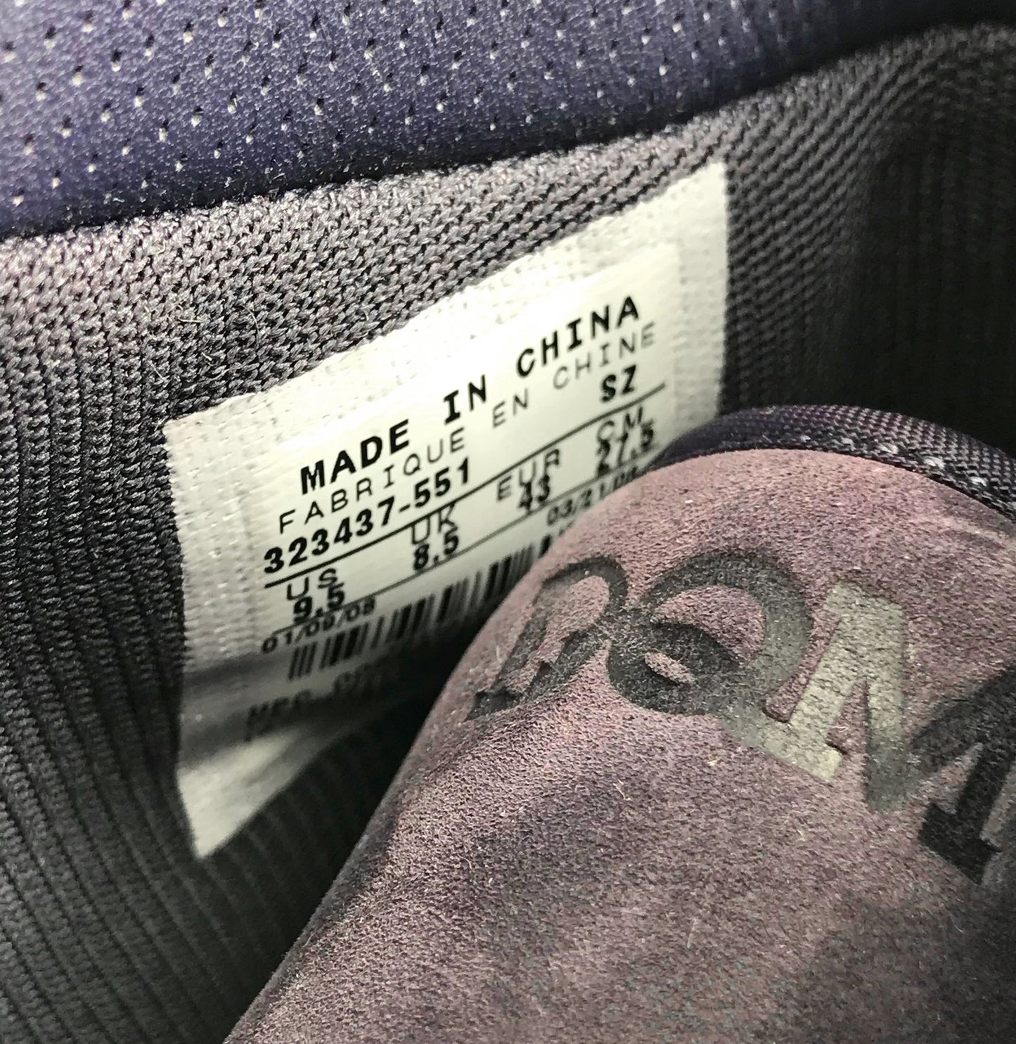 Nike Dunk High DQM Purple QS 2008 NEW Size 9.5