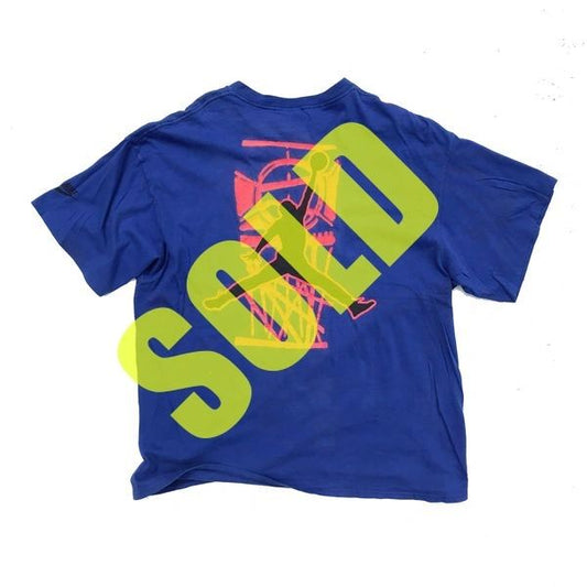 Nike Air Jordan 8 VIII Gray Tag T-Shirt 1993 Original Logo Mens XXL