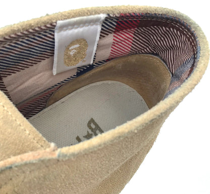 Bape Bathing Ape Beige Suede Chukka Boots in Box Size 8-9