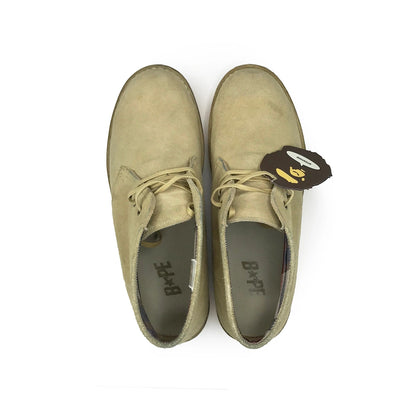 Bape Bathing Ape Beige Suede Chukka Boots in Box Size 8-9