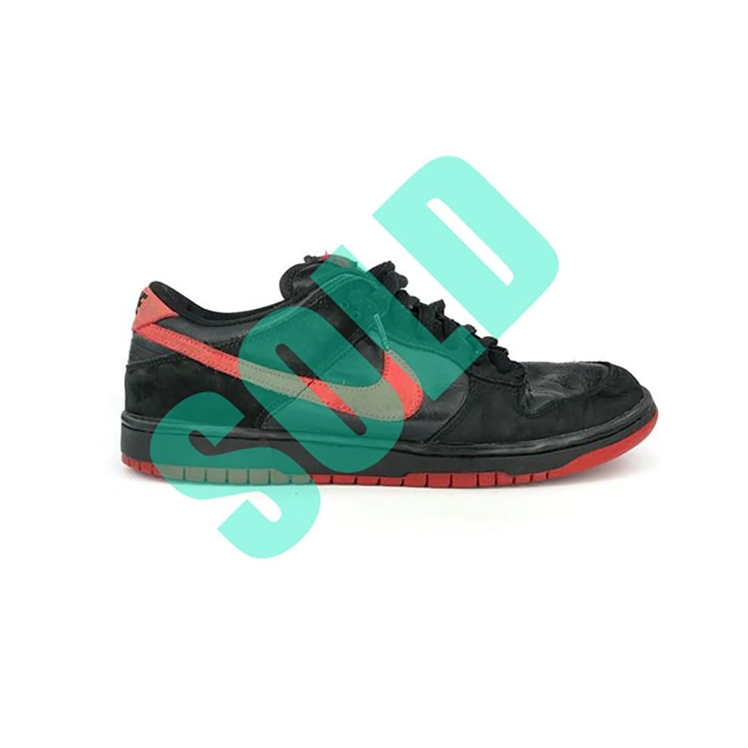 Nike Dunk Low SB 2003 Black/True Red Vamps Size 10.5