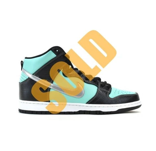 Nike Dunk High SB Diamond Tiffany High New in Box Size 12