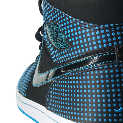 Nike Air Jordan 1 Retro Laser Blue Polka Dot 2008 NEW Size 12