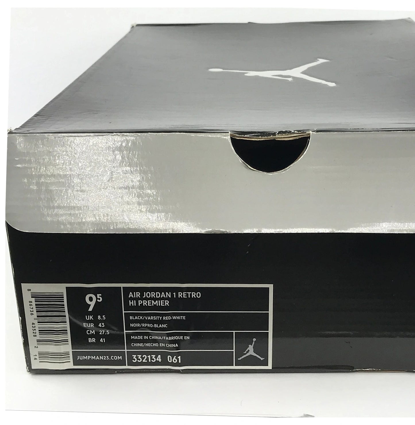 Nike Air Jordan 1 Retro Laser Premium 2008 Size 9.5