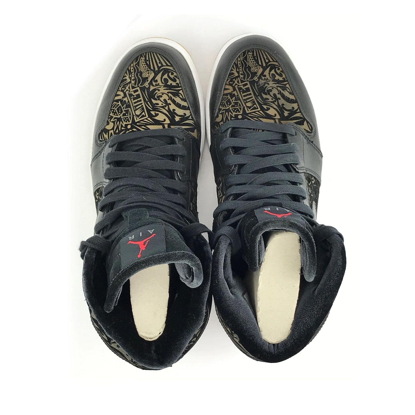 Nike Air Jordan 1 Retro Laser Premium 2008 Size 9.5