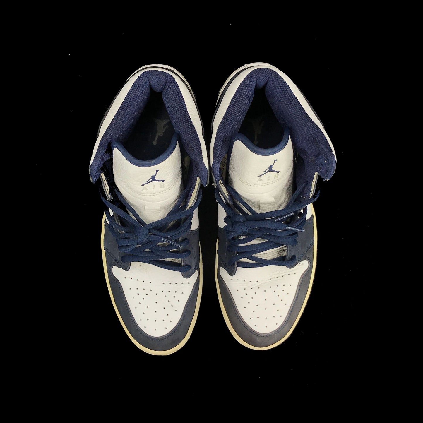 Nike Air Jordan 1 Retro + White / Navy 2001 Release Size 10