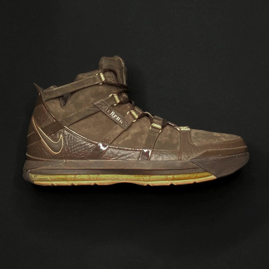 Nike Lebron 3 Birthday Brown/Gold NEW Size 15