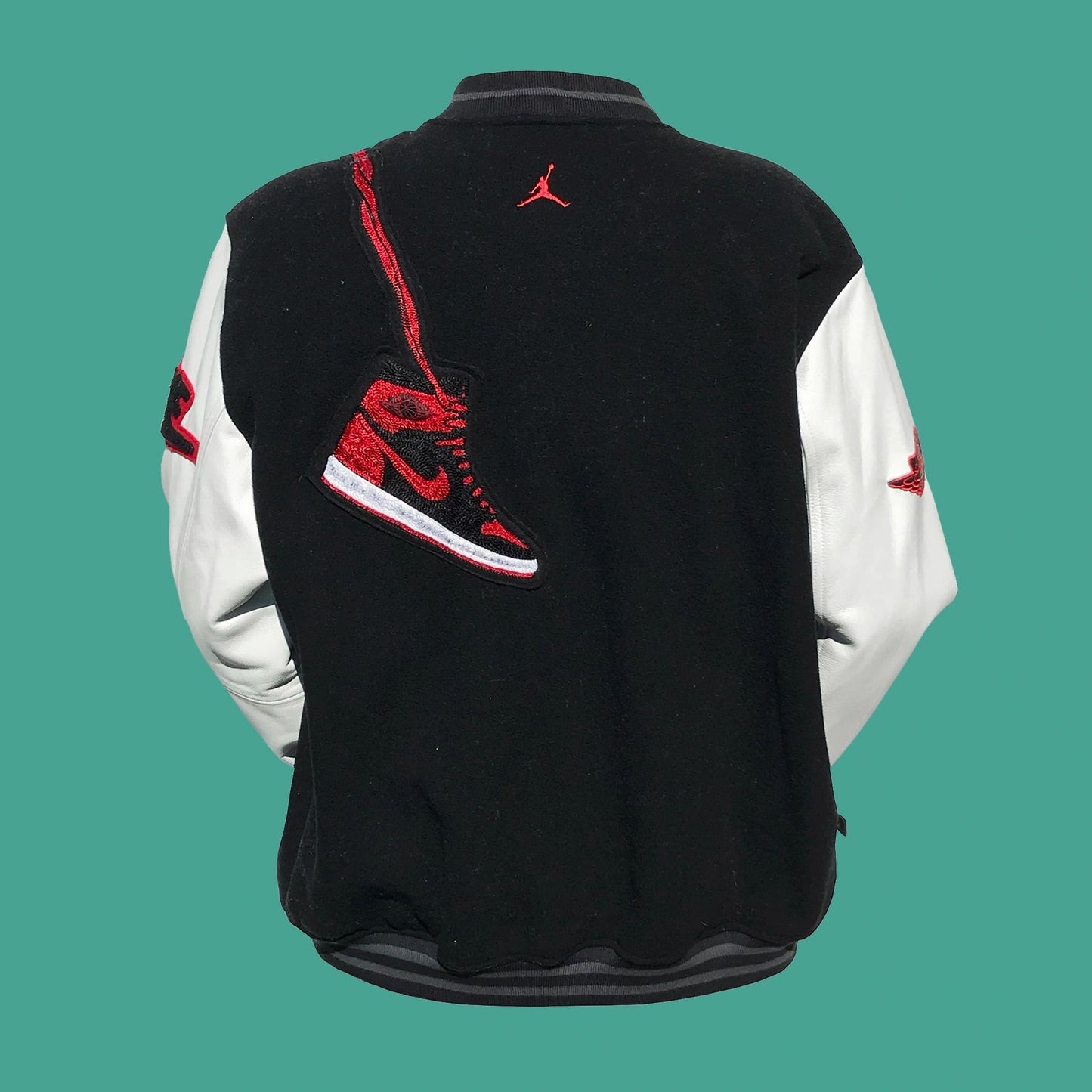 1/1 Nike Air Jordan 1 1985 Chicago-BRED Letterman Jacket NEW