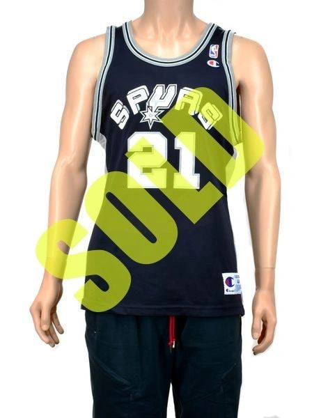 Tim Duncan San Antonio Spurs Champion Jersey Size 44