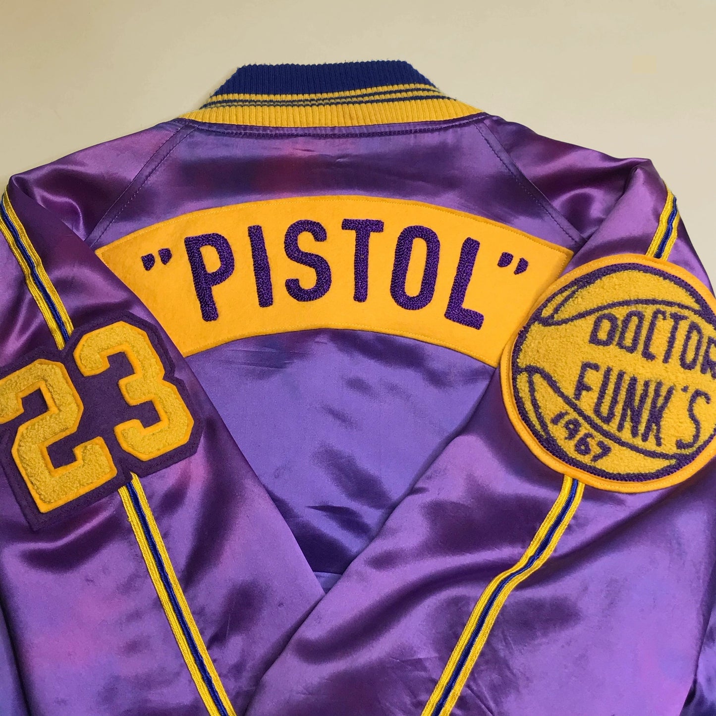 1/1 1967 Pistol Pete Maravich LSU Wildcats Satin Warm-Up Jacket