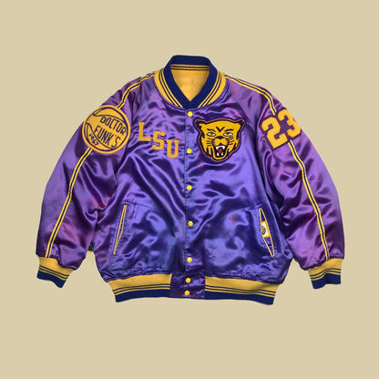 1/1 1967 Pistol Pete Maravich LSU Wildcats Satin Warm-Up Jacket