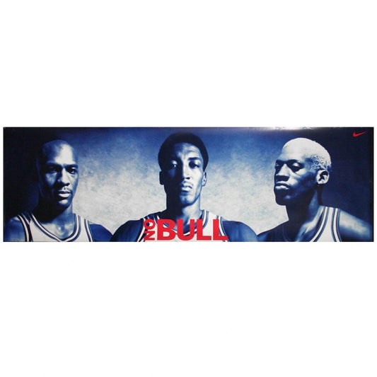 Nike Air Jordan "NO BULL" 1996 Poster featuring Rodman & Pippen NEW