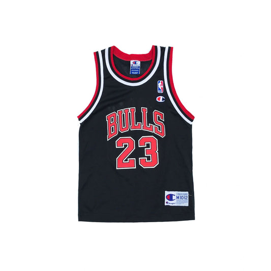 Chicago Bulls Michael Jordan Champion Black Jersey Youth Medium