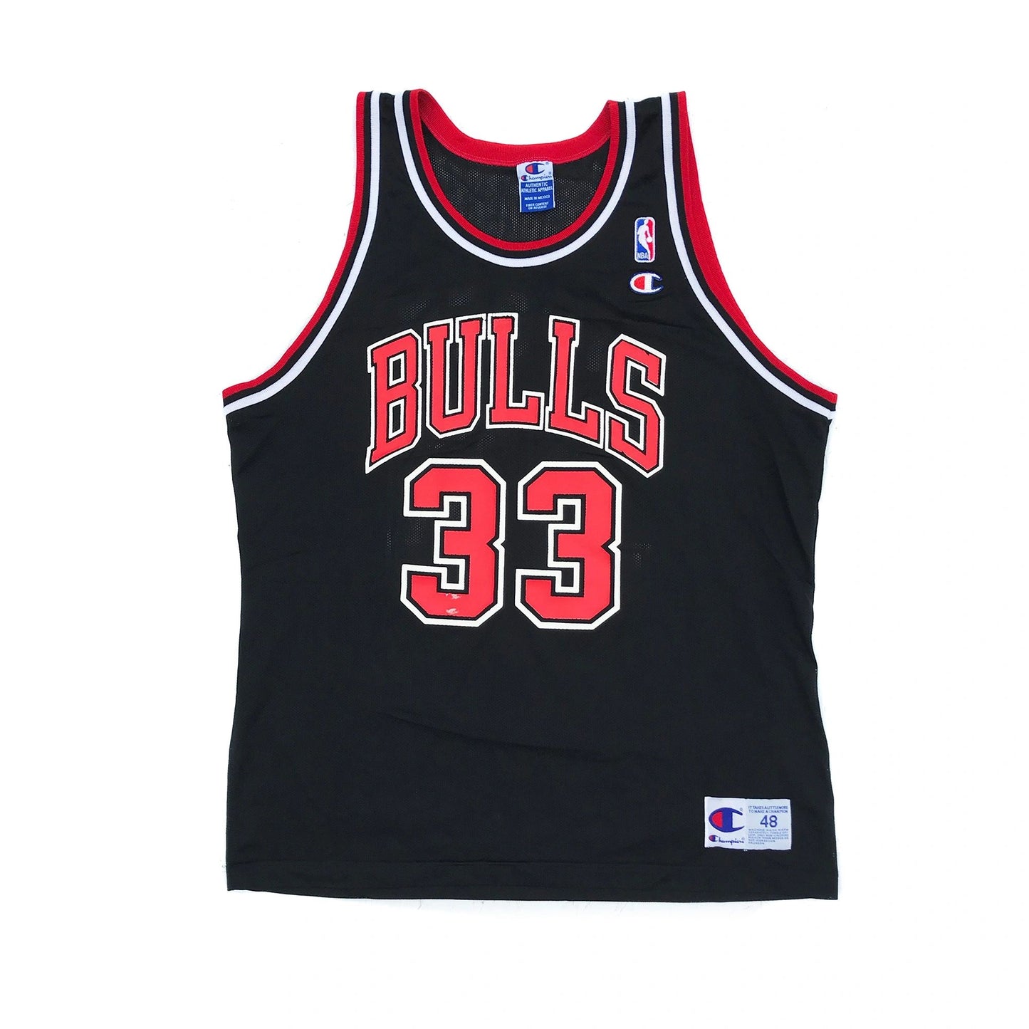 Chicago Bulls Scottie Pippen Alternate Champion Jersey Size 48