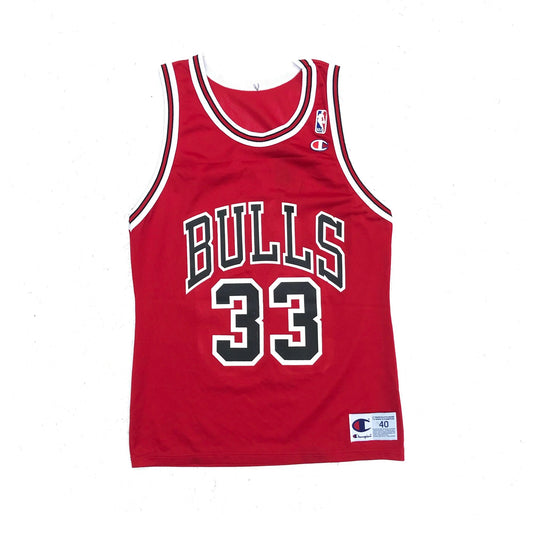 Scottie Pippen Chicago Bulls Road Champion Jersey Size 40