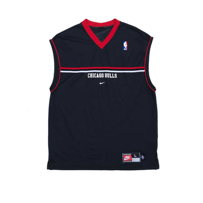 Chicago Bulls Nike Cutoff Sleeveless Warm-up Shirt 90s 2000s