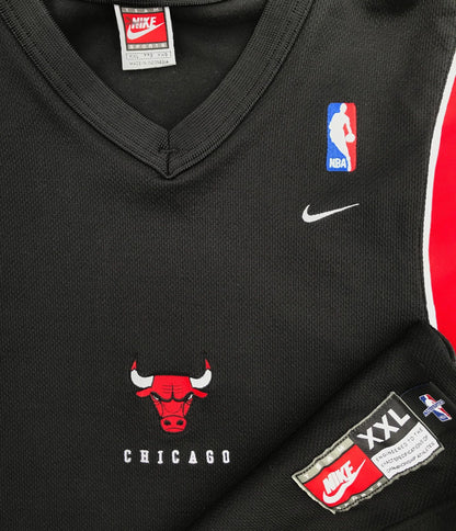Chicago Bulls Nike Cutoff Sleeveless Warm-up Shirt Jordan Size XXL
