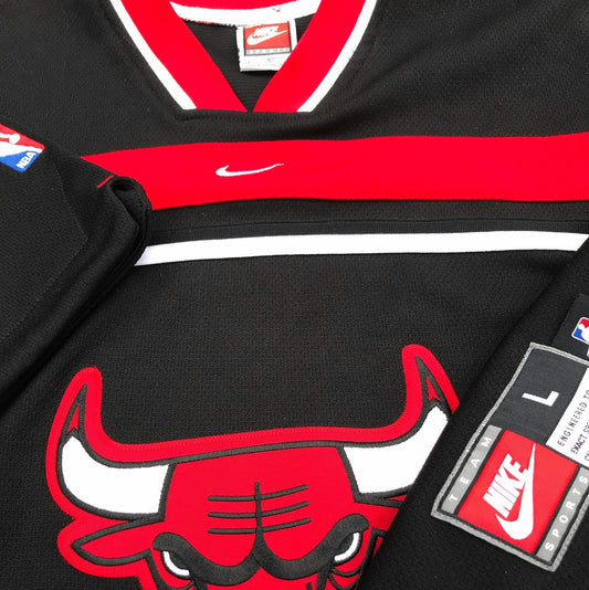 Chicago Bulls Nike Authentic Warm-up Shooting Shirt Jordan Size Large