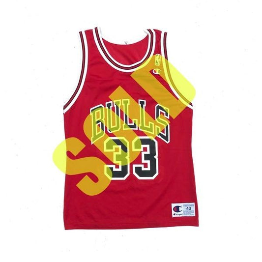 Scottie Pippen Chicago Bulls Road Champion Jersey Size 40