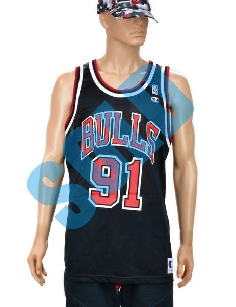 Dennis Rodman Chicago Bulls Champion Jersey NEW Size 44