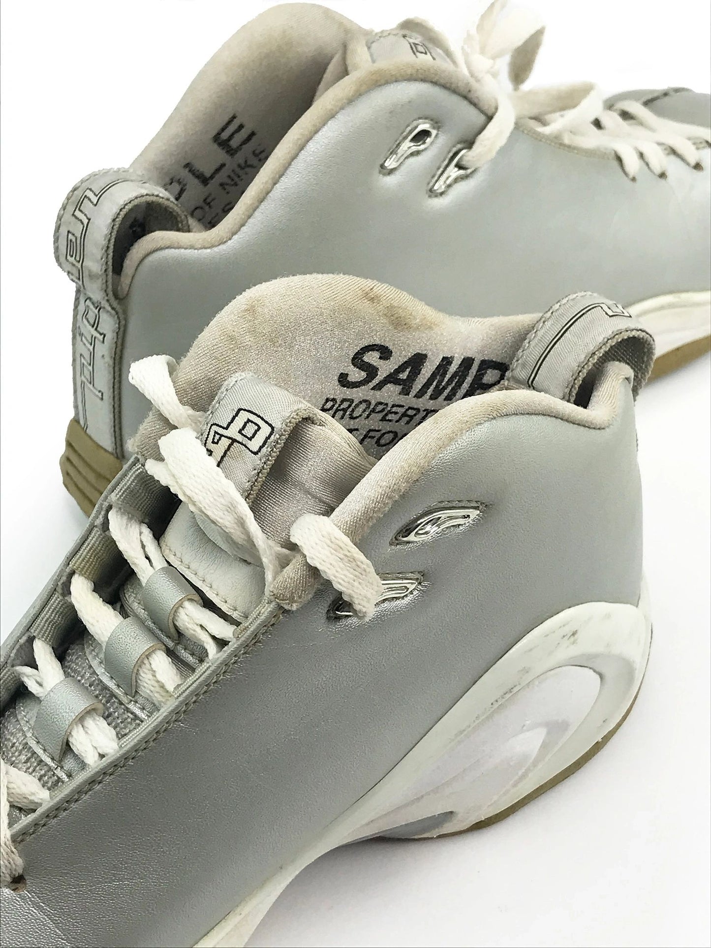 Nike Air Pippen 2 II 2001 Silver Unreleased Look See Sample Size 9