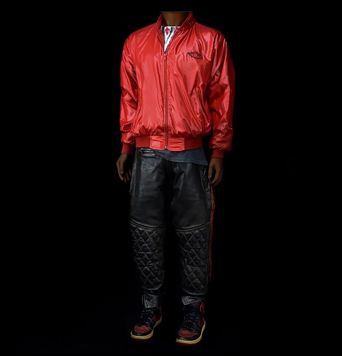 1/1 Nike Air Jordan 1 David Letterman 1985 Shiny nylon Wings Jacket