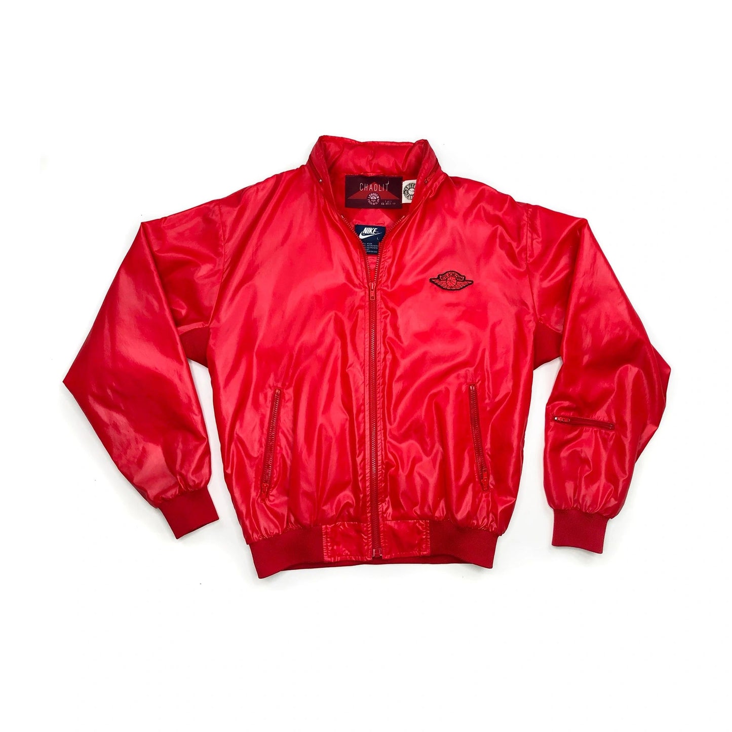 1/1 Nike Air Jordan 1 David Letterman 1985 Shiny nylon Wings Jacket