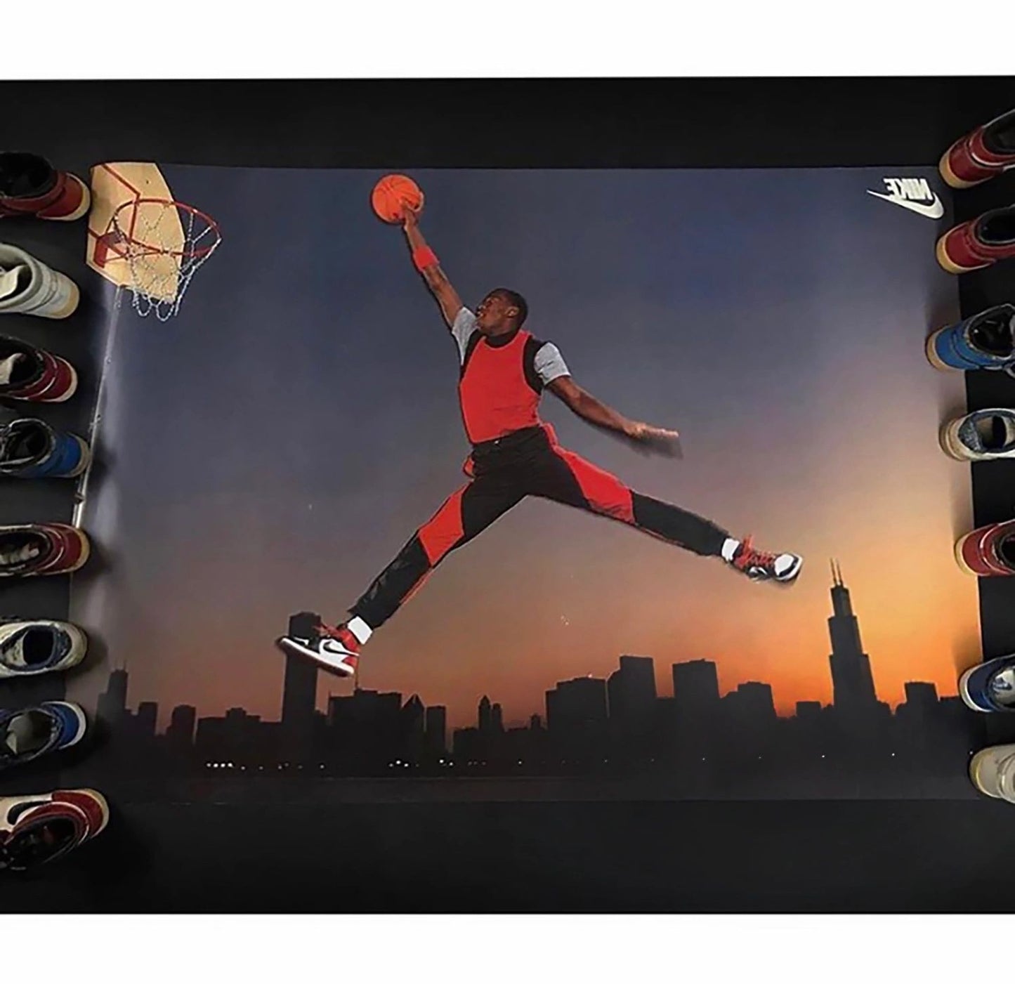 Nike Air Jordan 1 Original 1985 Oversized Double Sided Store Display