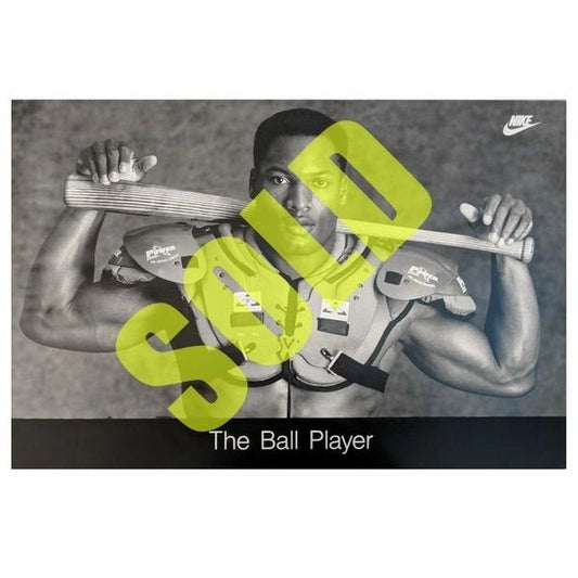 Nike Bo Jackson "The Ball Player" Original 1990 Poster