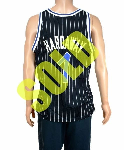 Penny Hardaway Orlando Magic Pinstripe Champion Jersey Sz. 44