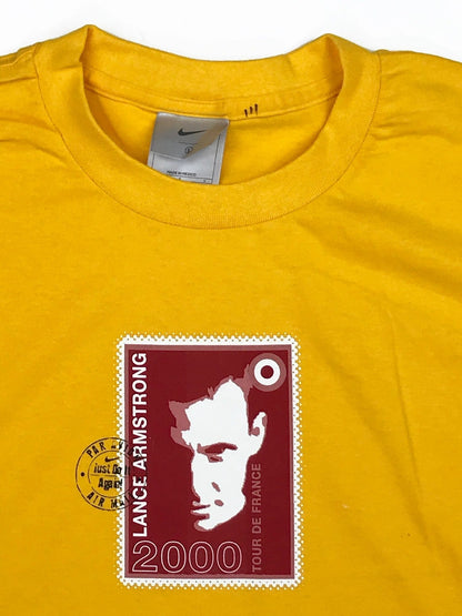 Nike Cycling Lance Armstrong Tour De France Stamp T-Shirt